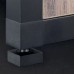 Cadro Уголок соединительный 2DF c опорной ножкой, отделка черная