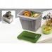 Контейнер (5л), пластик серый с зелёной крышкой