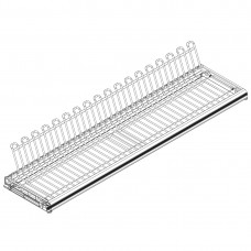 Сушка Ellite 1-уровневая в базу 1200/18, с рамкой, поддон (сталь), отделка хром