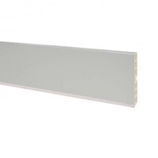 0400 Цоколь ПВХ H.100, L=4000, под гладкий алюминий NEW