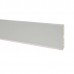 0400 Цоколь ПВХ H.100, L=4000, под гладкий алюминий NEW