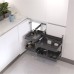 Твинс/Twins Механизм Makmart Корнер Эксперт/Makmart Corner Expert в угловую базу 900 мм, правый, отделка орион серый