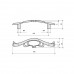 Ручка-скоба 128мм, отделка старое серебро с блеском