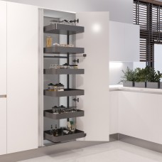 Твинс/Twins Колонна Makmart Резерв/Makmart Reserve в базу 600 с 6 полками, отделка орион серый