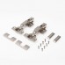 MAKMART Корсо/Corso Комплект (2 петли MH.614.21.S00.N + 2 отв-ки MP.641.H2.N + 2 накл-ки MA.CCN.6.48 + 2 накл-ки MA.ACN.6.1 + 8 шу