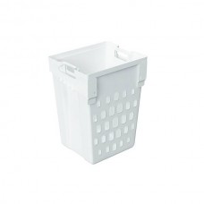 Laundry Корзина для белья в базу 450 откидная, отделка белая
