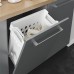 Laundry Корзина для белья в базу 450 откидная, отделка белая