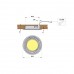 Светодиодный светильник (LED) Гипноз/Hypnose, 3W/12V, 3000K, отделка олово античное