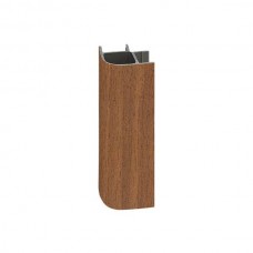 0307 Угол универсальный 90"/135" для цоколя ПВХ, L=660, орех рустикальный