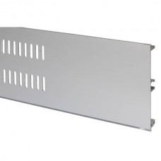 Решётка вентиляционная для цоколя H.100, L=600мм, отделка алюминий анодированный