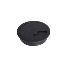 Заглушка кабель-канал, d.60, цвет черный