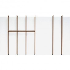 Scandi Ёмкость в базу 900, для столовых приборов, отделка под дуб/белая