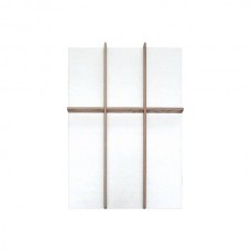 Scandi Ёмкость в базу 400, для столовых приборов, отделка под дуб/белая