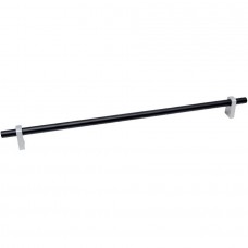 Ручка-скоба 320мм, отделка черный матовый + хром матовый