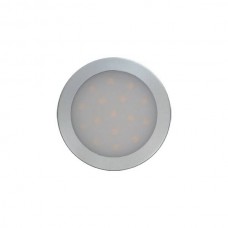Светодиодный светильник (LED) Круглый/Round 2, 1,5W/12V, 4000K, отделка под алюминий, кон-р  L813