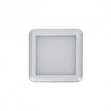 Светодиодный светильник (LED) Квадрат/Square 2, 1,5W/12V, 4000K, отделка под алюминий, кон-р  L813