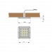 Светодиодный светильник (LED) Квадрат/Square 2, 1,5W/12V, 4000K, отделка под алюминий, кон-р  L813