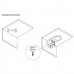 Комплект из 3-х светильников LED Угол-Т/Angolo, 6500K, отделка серебро матовое