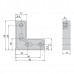 Cборочный уголок для профилей FP.20P, FP.20H, FP.20FH, отделка цинк