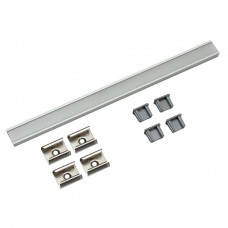 Комплект  LED профиля 1506 L=2000мм, с матовым рассеивателем, заглушками 4 шт, крепежом 4 шт, накладной