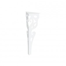 Нога для стола Кальяри, h.720, отделка белый бархат (матовый)