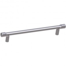 Ручка-скоба 160мм, отделка никель глянец шлифованный