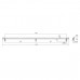 Ручка-скоба 1074мм, отделка никель глянец шлифованный