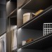 Профиль 1107 для LED подсветки врезной, L=3000 мм, отделка черный (анодировка)