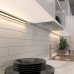 Профиль угловой 1616LG для LED подсветки накладной, L=3000 мм, отделка черный (анодировка)