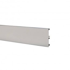 Цоколь алюминиевый H.100, L=4000, сталь нержавеющая полированная