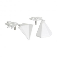 Комплект углов 90" для треугольного бортика M3530/M3540/M3545, цвет 02 белый