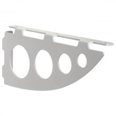 Менсолодержатель Serenissima 24, отделка серебро, комплект 2 штуки