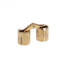 Петля скрытая цилиндрическая, d=12мм, отделка латунь