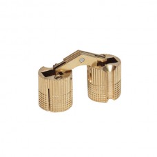 Петля скрытая цилиндрическая, d=14мм, отделка латунь