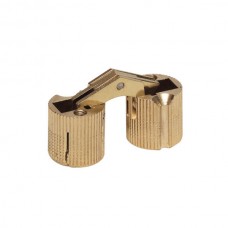 Петля скрытая цилиндрическая, d=16мм, отделка латунь