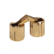 Петля скрытая цилиндрическая, d=18мм, отделка латунь