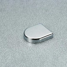 Заглушка овальная к петле для стекла, отделка никель матовый