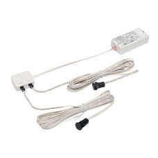 Двухсенсорный IR - датчик открывания фасада врезной, 250W, 100-240V, цвет черный