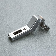 Петля 30" угловая без доводчика, для узкого алюминиевого профиля