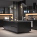 Гола Тренд/Gola Trend Профиль LED горизонтальный с одним закруглением L=4200мм, отделка черная (анодировка)