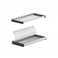 Сушка Ellite 2-уровневая в базу 600/16, с рамкой, поддон 1 шт. (пластик), отделка хром