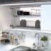 Сушка Элит/Ellite 2-уровневая в базу 800/16, с рамкой, поддон 1 шт. (пластик), отделка орион серый