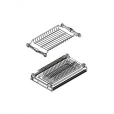 Сушка 2-уровневая в базу 400/16, отделка сталь