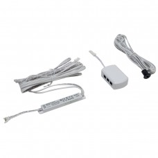 IR - датчик открывания фасада врезной,  60W/12V, 120W/24V, с кон-ром L813, цвет черный