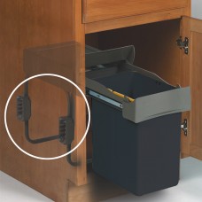 Держатели для бокового крепления ведра арт.226, пластик серый кварц, комплект 2 штуки