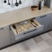 Легно/Legno Емкость в базу 800 (717х473) для столовых приборов, отделка под дуб