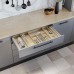 Легно/Legno Емкость в базу 900 (817х473) для столовых приборов, отделка под дуб