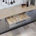 Легно/Legno Емкость в базу 900 (825х472) для столовых приборов, отделка под дуб