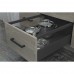 Комплект рейлингов для ящика Индиго/Indigo, L=350, отделка орион серый