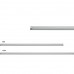 Комплект из 2-х светильников LED Линия/Linear  с сенсорный выкл. (touch), (1000 мм+800мм),  4000K, отделка алюминий